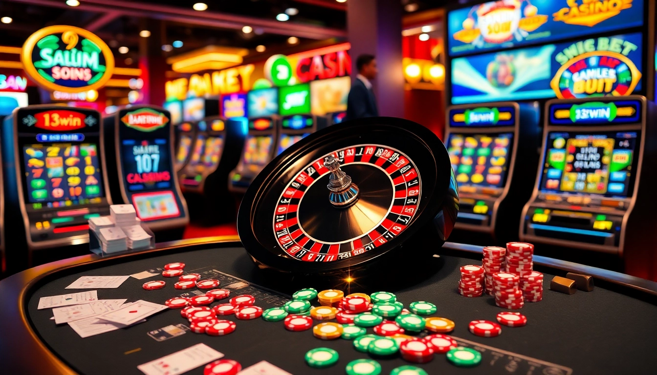 Experience the thrill of online gambling with 13win’s virtual casino games and vibrant betting atmosphere.
